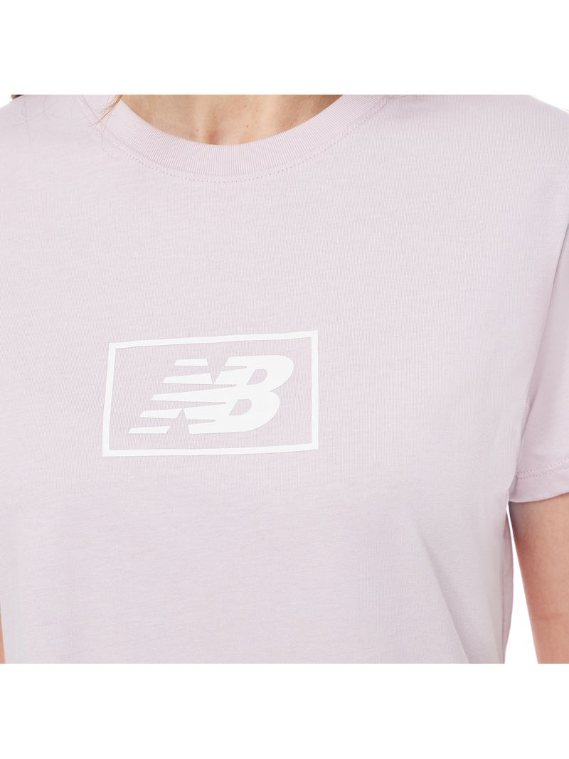 New Balance ESSENTIALS COTTON JERSEY ATHLETIC FIT T-SHIRT Beige - XS-2