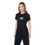 New Balance ESSENTIALS COTTON JERSEY ATHLETIC FIT T-SHIRT Negro - S-1