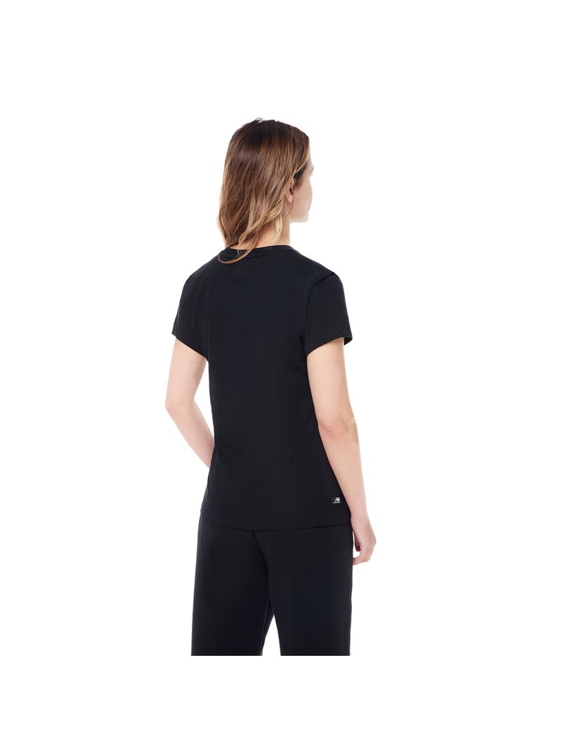 New Balance ESSENTIALS COTTON JERSEY ATHLETIC FIT T-SHIRT Negro - S-3