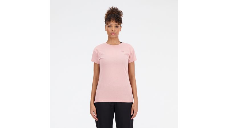 Remera New Balance Mujer Relentless Heathertech Rosa My Shuzz Tienda Online en Paraguay