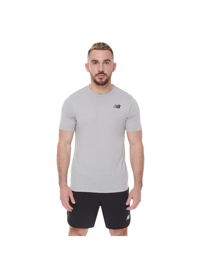 New Balance TENACITY HEATHERTECH T-SHIRT Gris - L-1