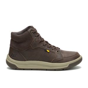 Zapatenis Cat Hombre Apa Cush Mid Marrón