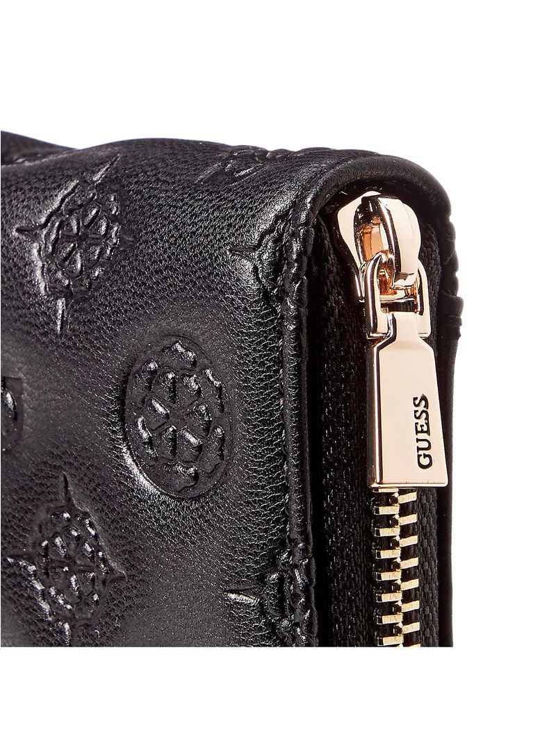 GUESS borsa Malva SLG Small Zip Around Wallet Black