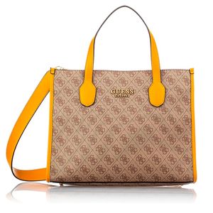 Bolso Guess Mujer Silvana Small Tote Marrón