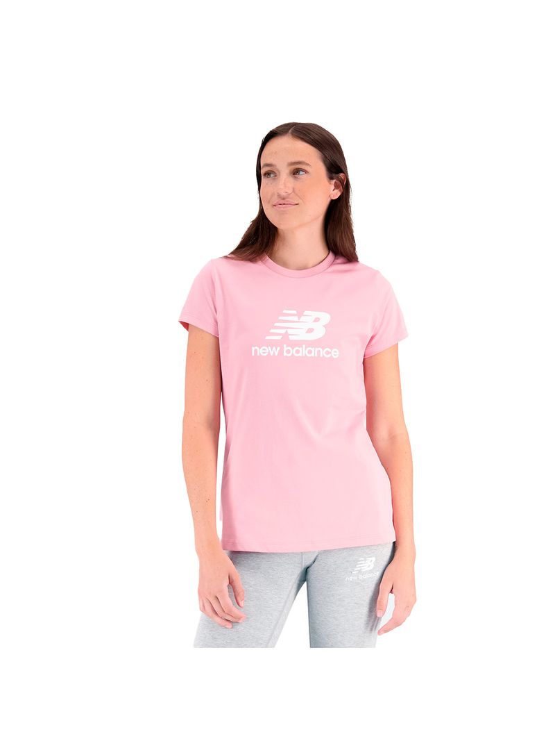 New-Balance-Remera-manga-corta-Essentials-Stacked-Logo-Mujer---L-1