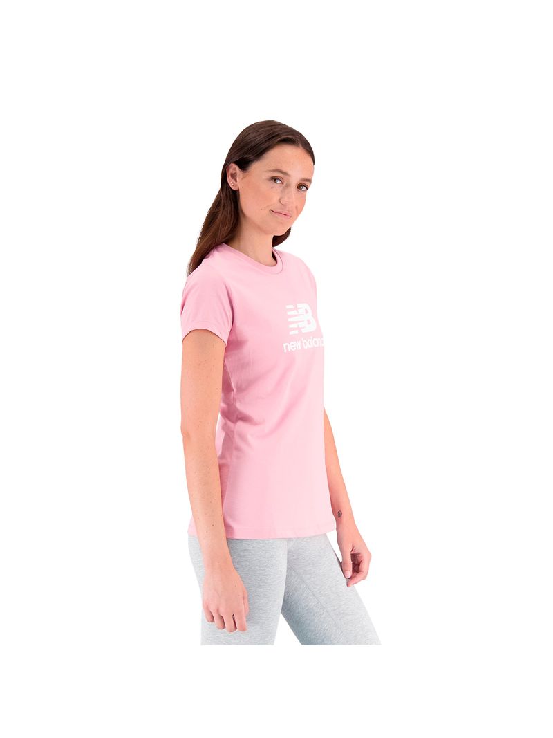 New-Balance-Remera-manga-corta-Essentials-Stacked-Logo-Mujer---L-2