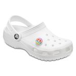 CROCS-JIBBITZ-RAINBOW-PEACE-SIGN-UNISEX-OS-2