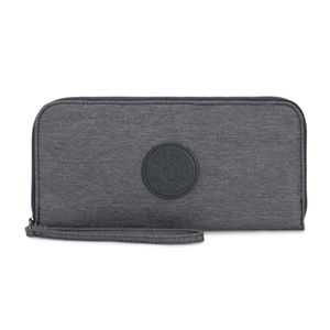 Billetera Kipling Mujer Travel Doc Wrist Gris