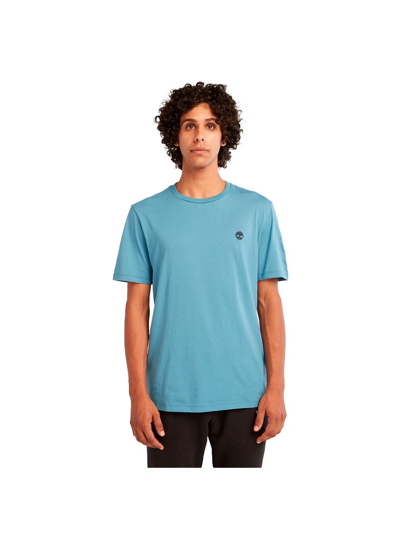 TIMBERLAND TFO SS L-CHEST LOGO T TURQUESA DE HOMBRE-XL-1