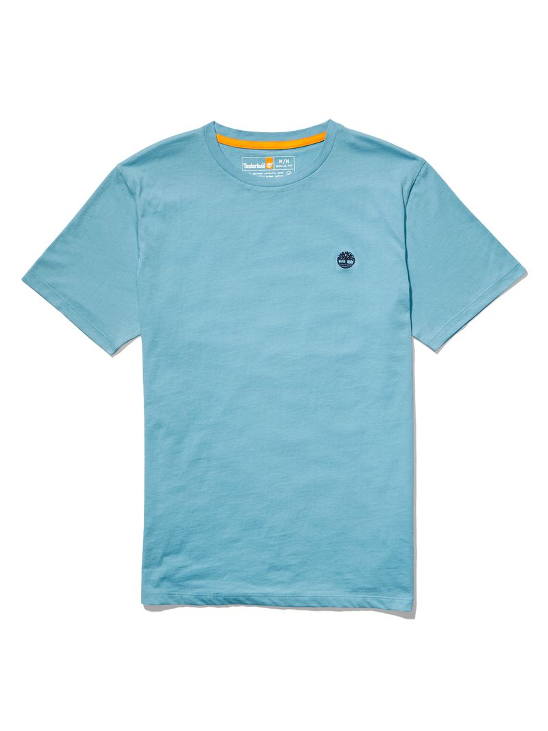TIMBERLAND TFO SS L-CHEST LOGO T TURQUESA DE HOMBRE-XL-3