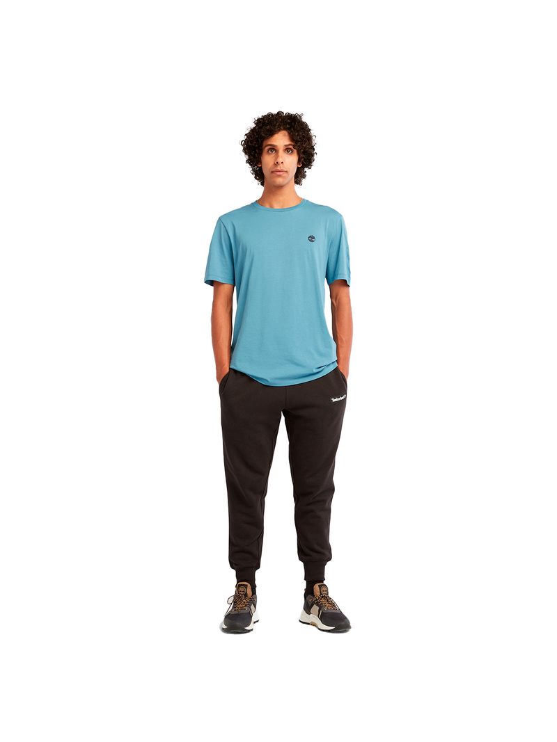 TIMBERLAND TFO SS L-CHEST LOGO T TURQUESA DE HOMBRE-XL-4