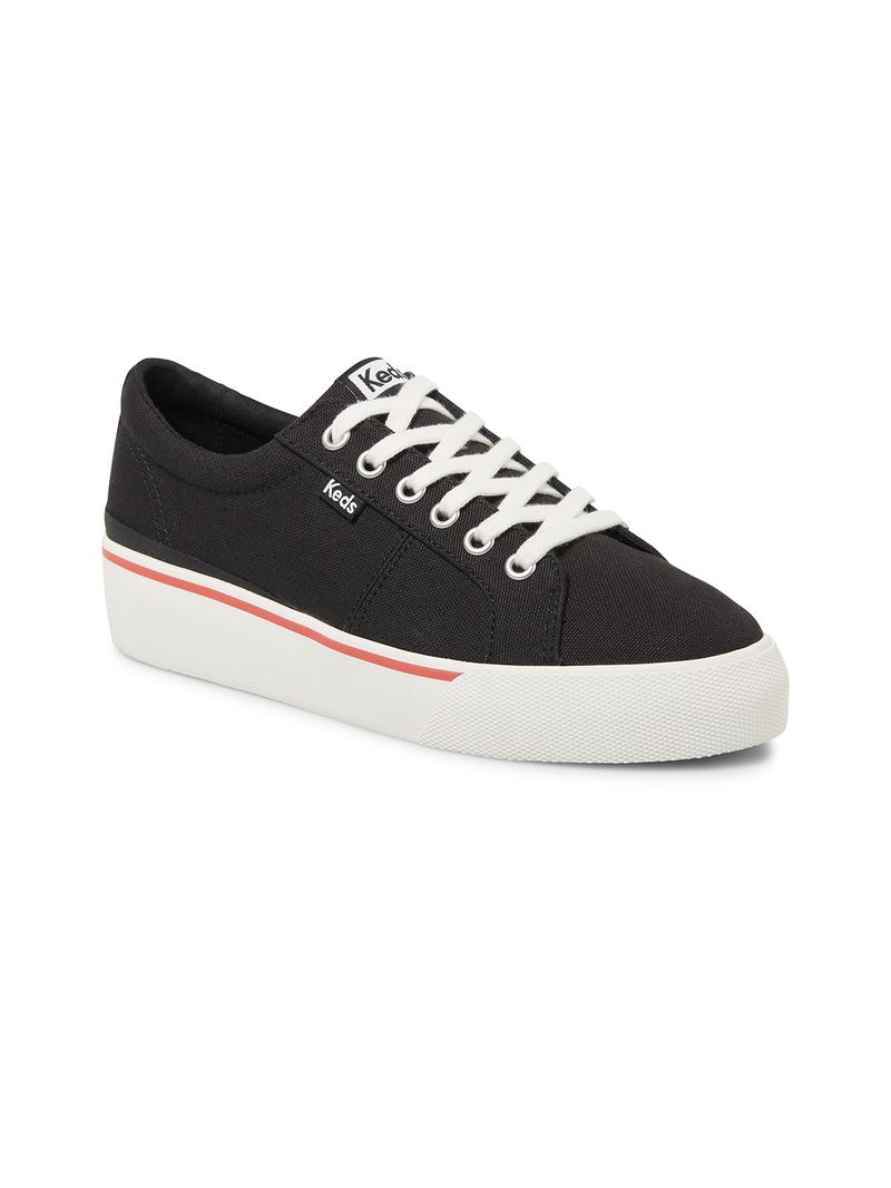 KEDS JUMP KICK DUO CANVAS BLK-WHITE/BLACK-8-2