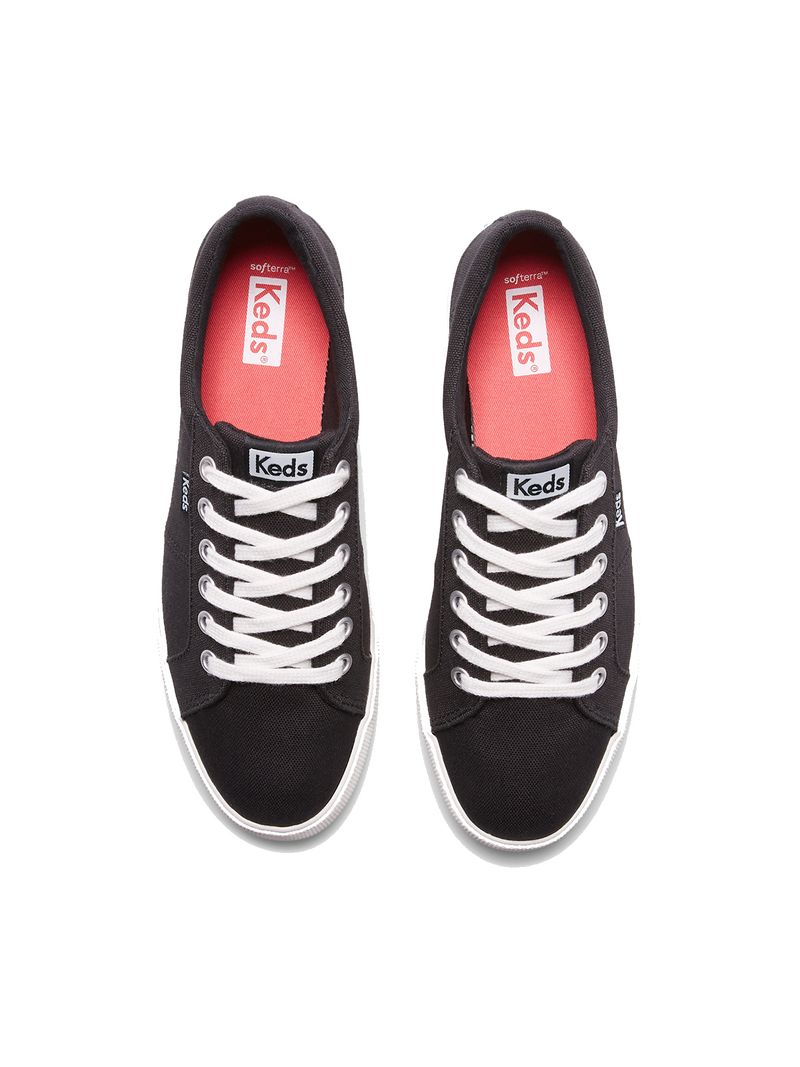 KEDS JUMP KICK DUO CANVAS BLK-WHITE/BLACK-8-3