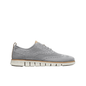Zapato  Cole Haan Hombre Zerogrand Oxford con punta de ala Gris