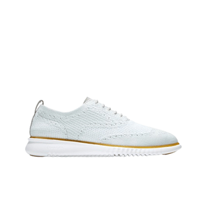 Zapato Cole Haan Hombre Zerogrand Oxford con punta de ala Gris Claro