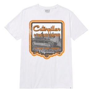 Remera Cat Hombre The Road Ahead Graphic Tee 4 Blanco