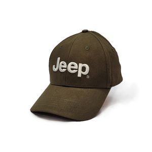 Kepi Jeep Unisex Basic Branded Verde Oliva