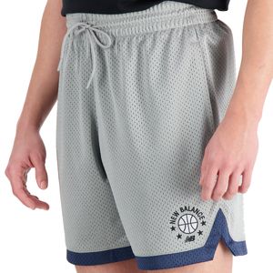 Short New Balance Hombre Hoops Essentials Gris