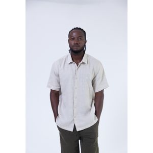Camisa Mc Double O de Lino Regular - Hombre