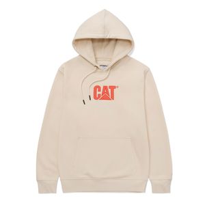 Sudadera Cat Unisex Fleece Logo Beige