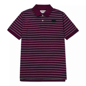 Polo Cat Hombre Cat Logo Jersey Bordó