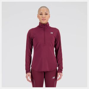 Sudadera New Balance Mujer Accelerate Bordó
