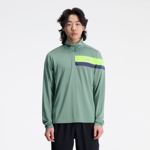 Sudadera New Balance Hombre Accelerate Verde