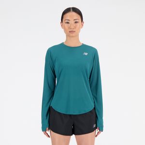 Remera New Balance Mujer Accelerate Verde