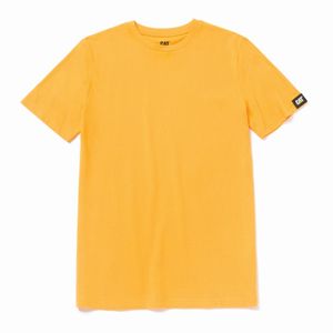 Remera Cat Hombre Essentials Amarillo