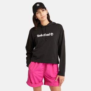 Sudadera Timberland Mujer Linear Logo Tee Negro