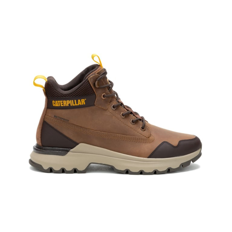 Bota Cat Hombre Colorado Sneaker Wp Marron Cat Lifestyle Paraguay Tienda Oficial