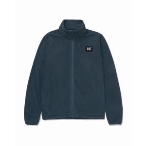 Sudadera Cat Hombre Cat Microfleece Full Zup Azul