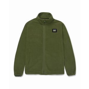Sudadera Cat Hombre Cat Microfleece Full Zip Verde