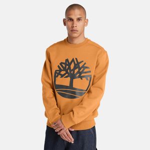 Suéter Timberland Hombre Core Tree Logo Naranja
