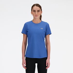 Remera New Balance Mujer Jacquard Azul
