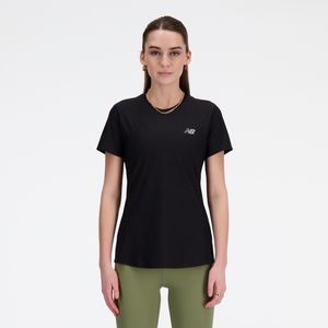 Remera New Balance Mujer Jacquard Negro