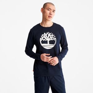 Remera Timberland Hombre Tree Logo Tee Azul