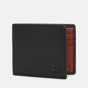 Billetera Timberland Hombre Matte Grain Negro