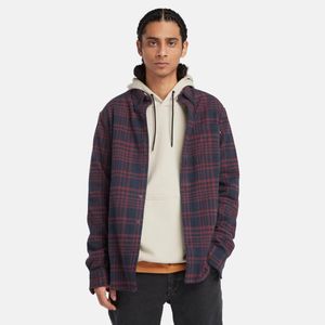 Camisa Timberland Hombre Flannel Check Bordó