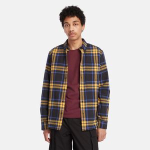 Camisa Timberland Hombre Flannel Plaid Amarillo