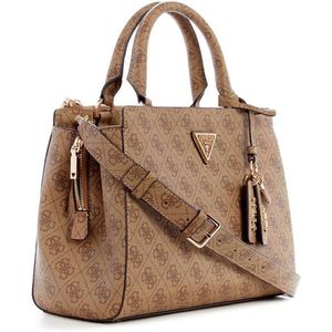 Cartera Guess Mujer Eco Elements Grlfrnd Satchell Marrón Claro