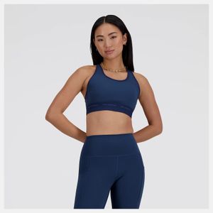 Top New Balance Mujer Sport Essentials Azul Marino