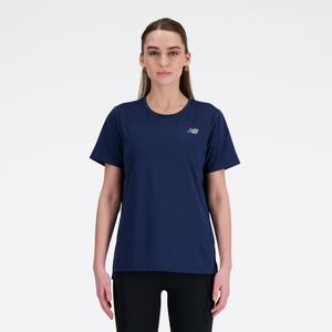 Remera New Balance Mujer Sport Essentials Azul Marino