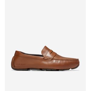 Zapato Cole Haan Hombre Grand Laser Penny Driver Marron