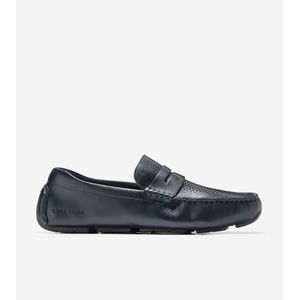 Zapato Cole Haan Hombre Grand Laser Penny Drivers Azul