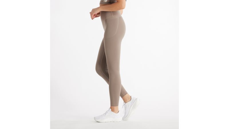 Calza New Balance Mujer Harmony Pocket High Rise 25 Beige My