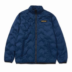 Campera Cat Hombre Bonded Medium Weight Insulated Azul Marino