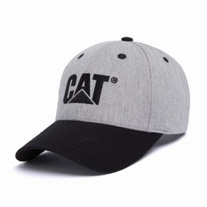 Kepi Cat Hombre Cat Logo Combination Gris