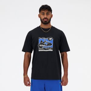 Remera New Balance Hombre Ad Relaxed Tee Negro
