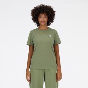 Remera New Balance Mujer Jersey Small Logo Verde